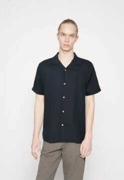 Box Fit Short Sleeved - Skjorte - Dark Blue
