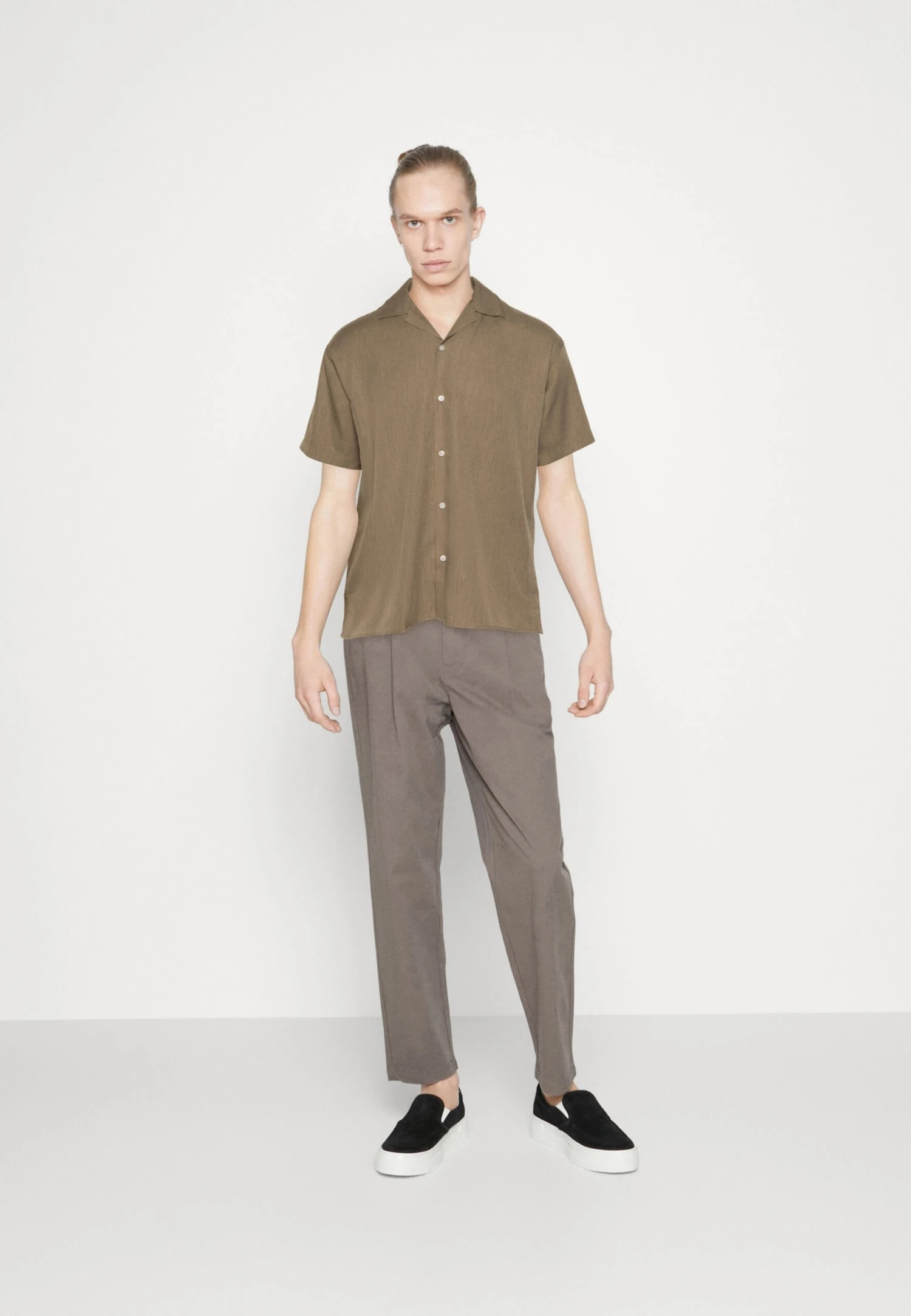 JACK&JONES Premium Jprblujude Camp Collar - Skjorte - Sand - Image 2