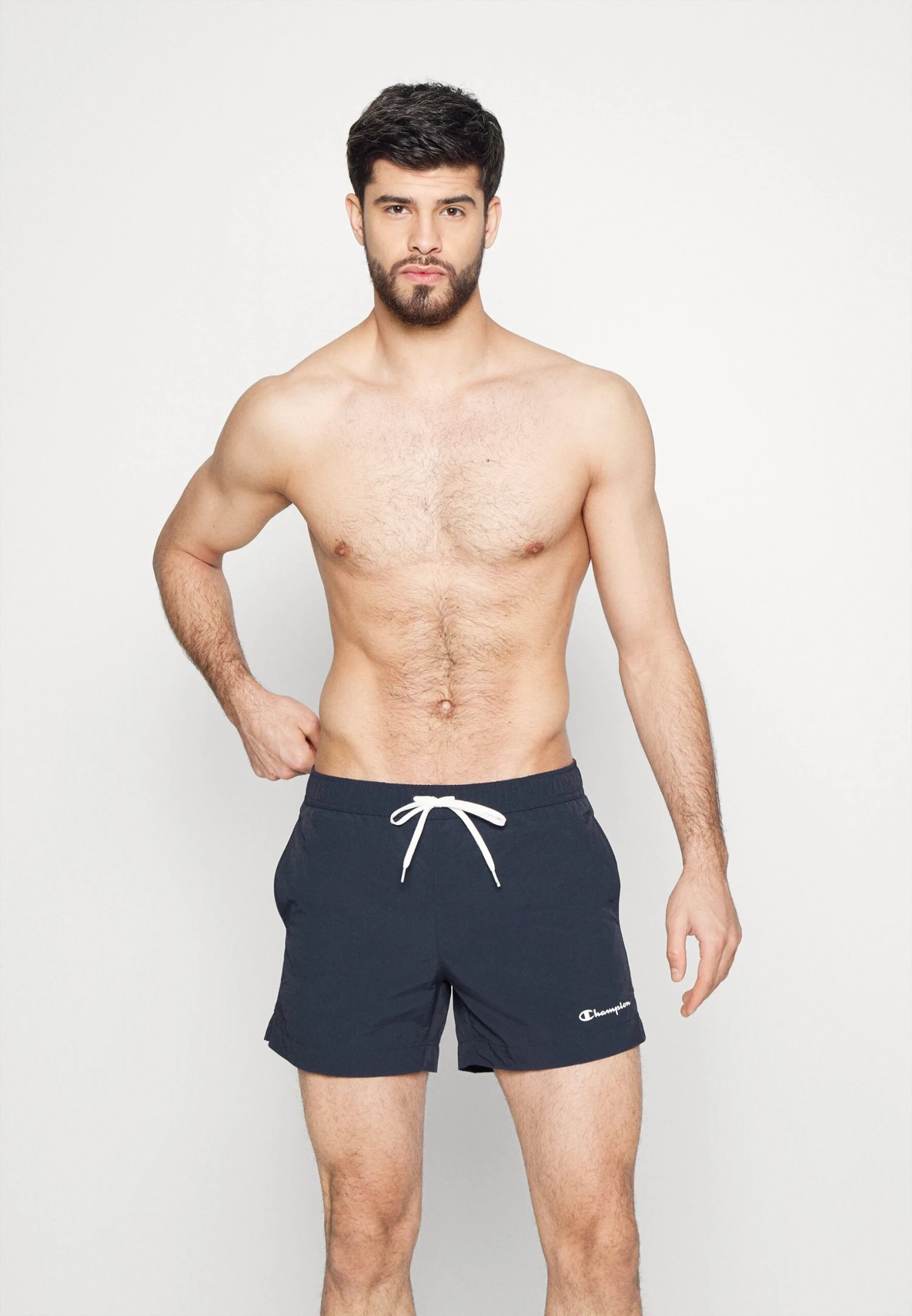 Champion Beachshort - Badeshorts - Dark Blue/White