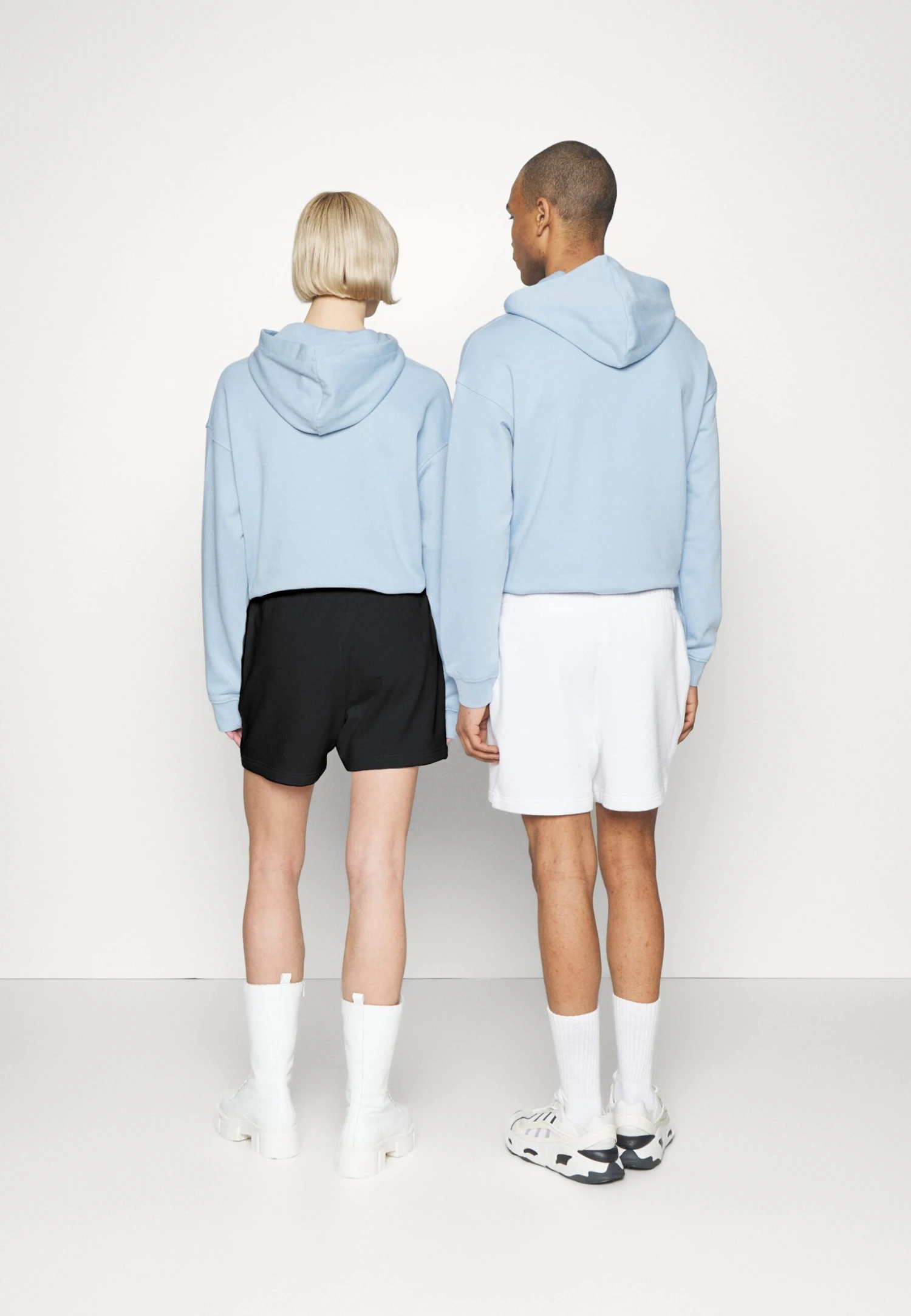 YOURTURN 2 Pack Unisex - Shorts - Black/White - Image 3