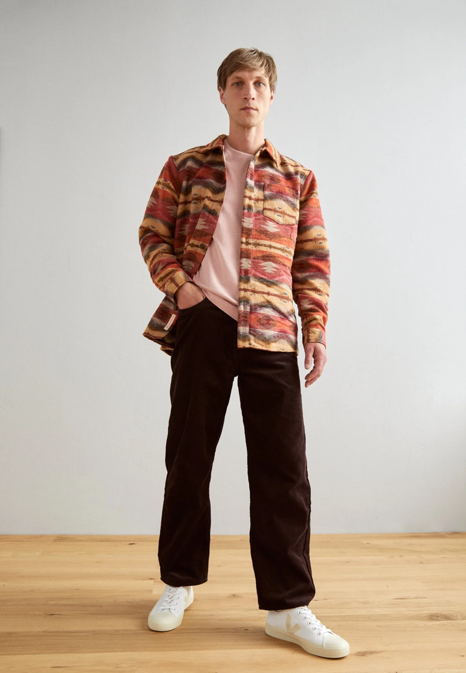 Revolution Casual Overshirt - Skjorte - Dark Red - Image 2