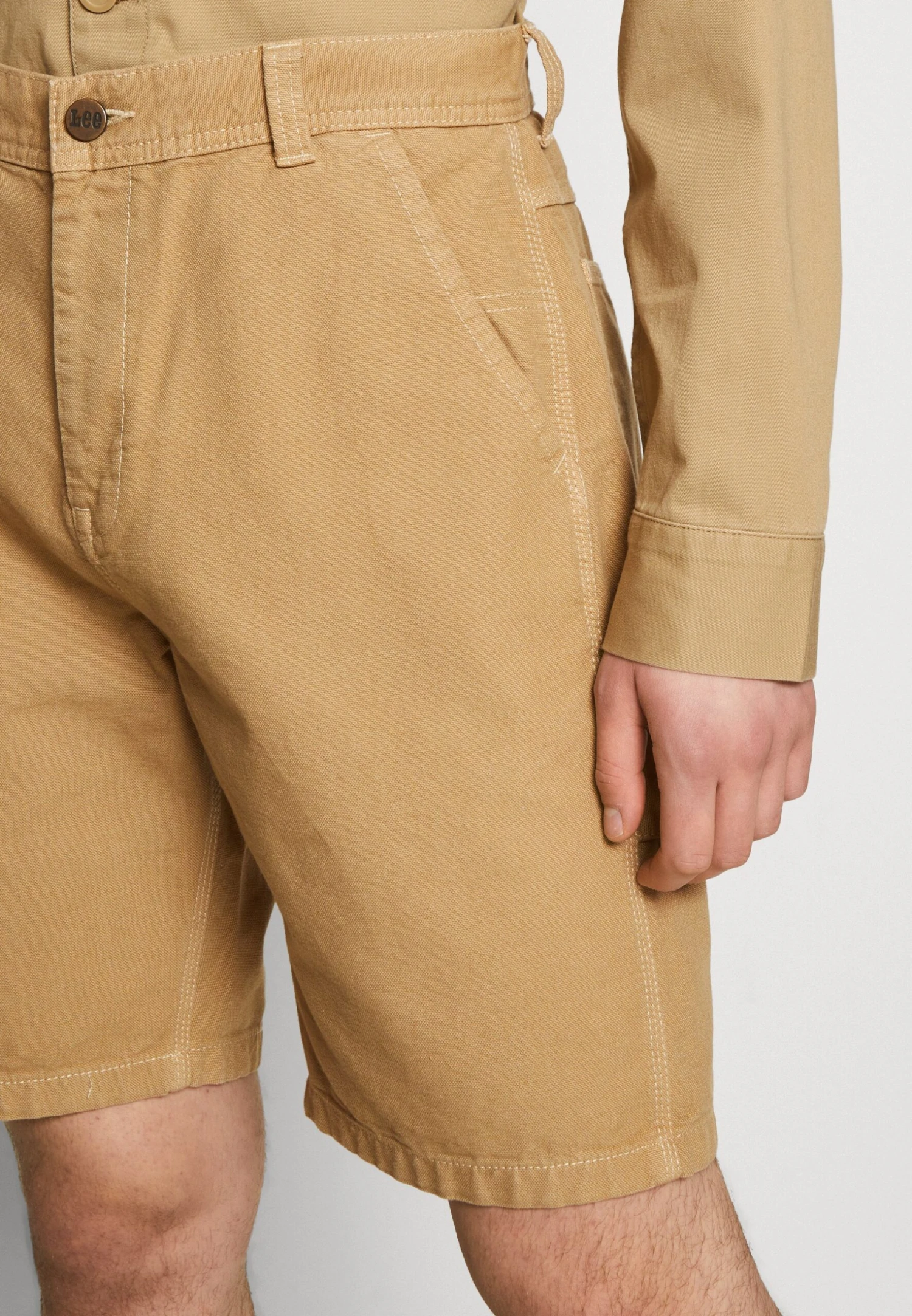 Lee Carpenter- Jeansshorts - Clay - Image 4