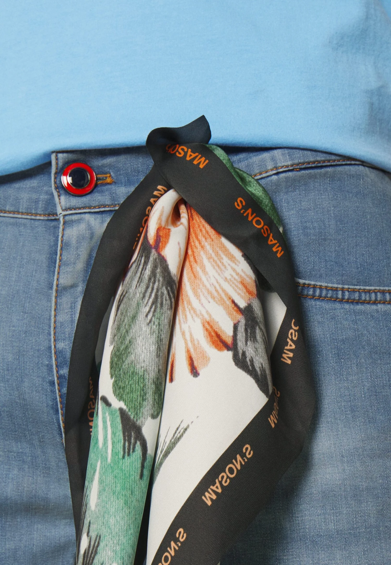 MASON'S Jeans Slim Fit - Blue Denim - Image 6