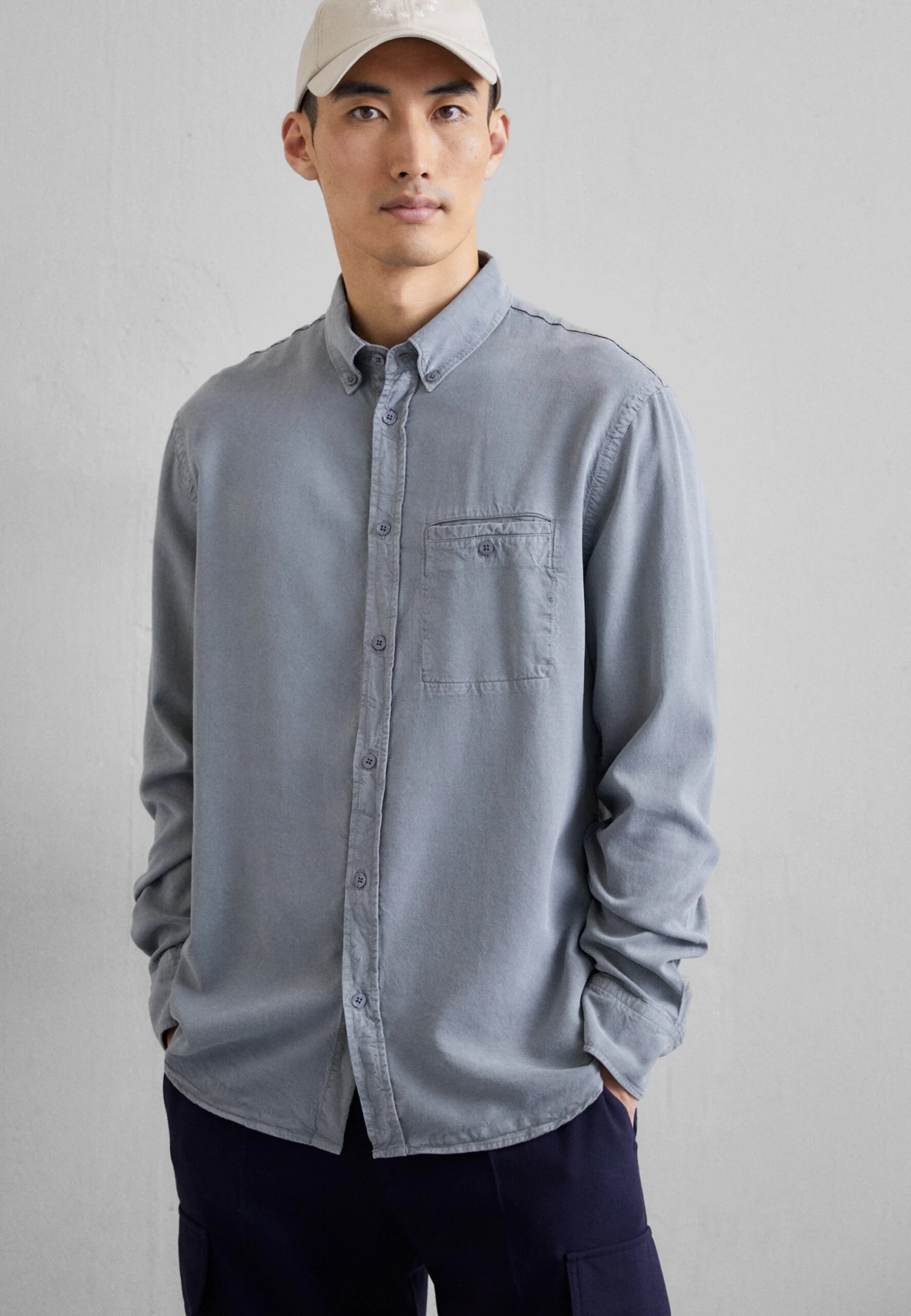 Filippa K Zachary- Skjorte - Smoke Gree