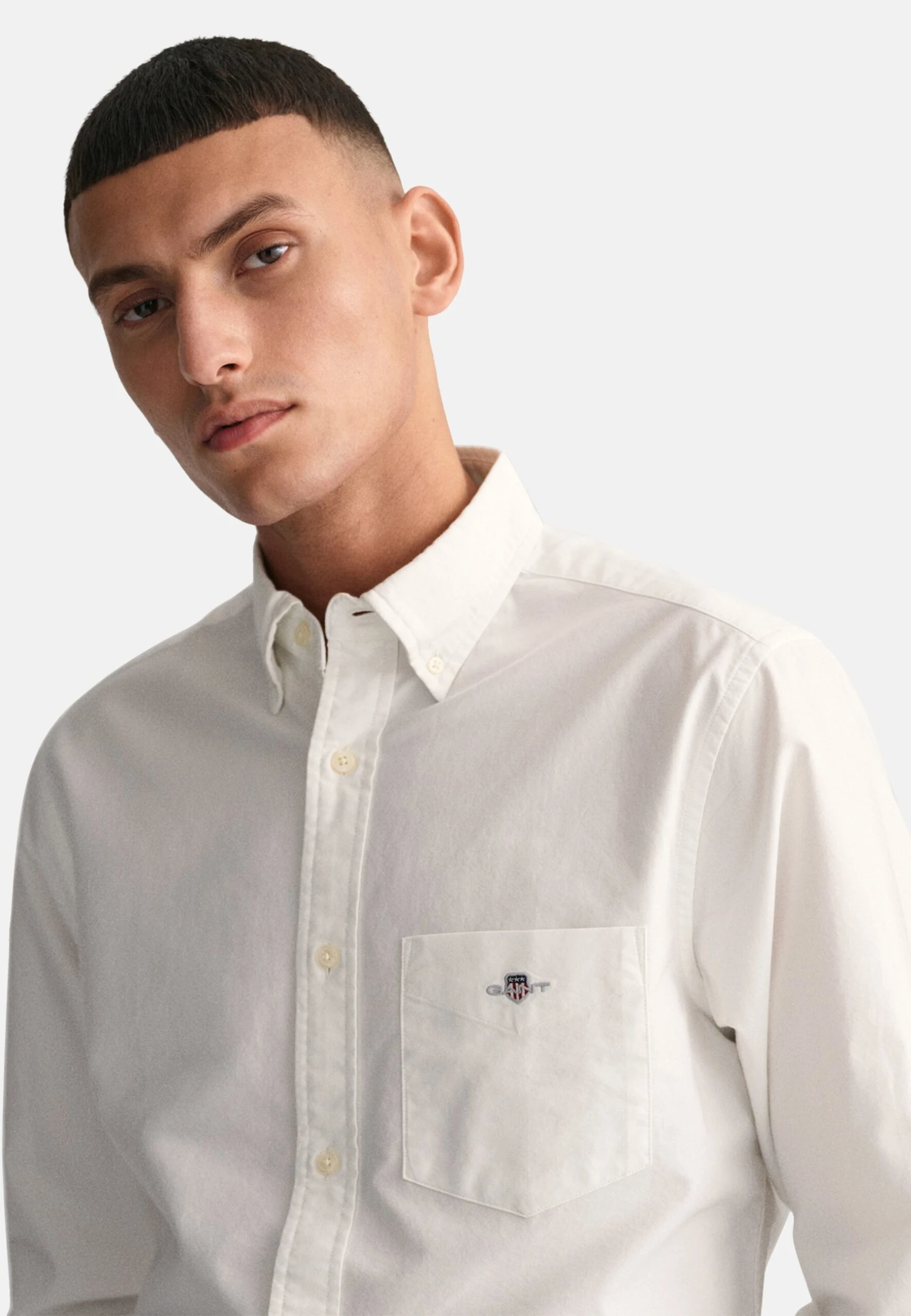 Gant Reg Oxford- Skjorte - White - Image 5