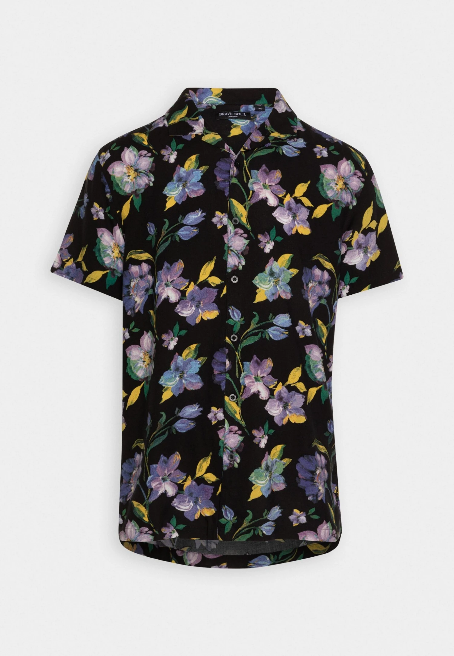 BRAVE SOUL Skjorte - Black/Multi-Colour - Image 4