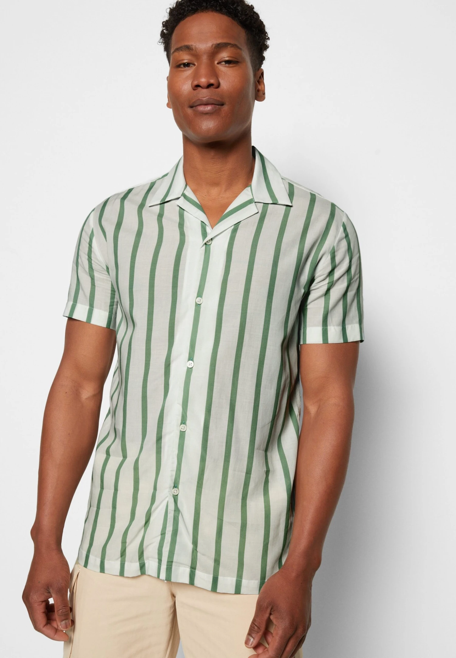 Selected Homme Slhreg Air- Skjorte - Granite Green Detail - Image 5