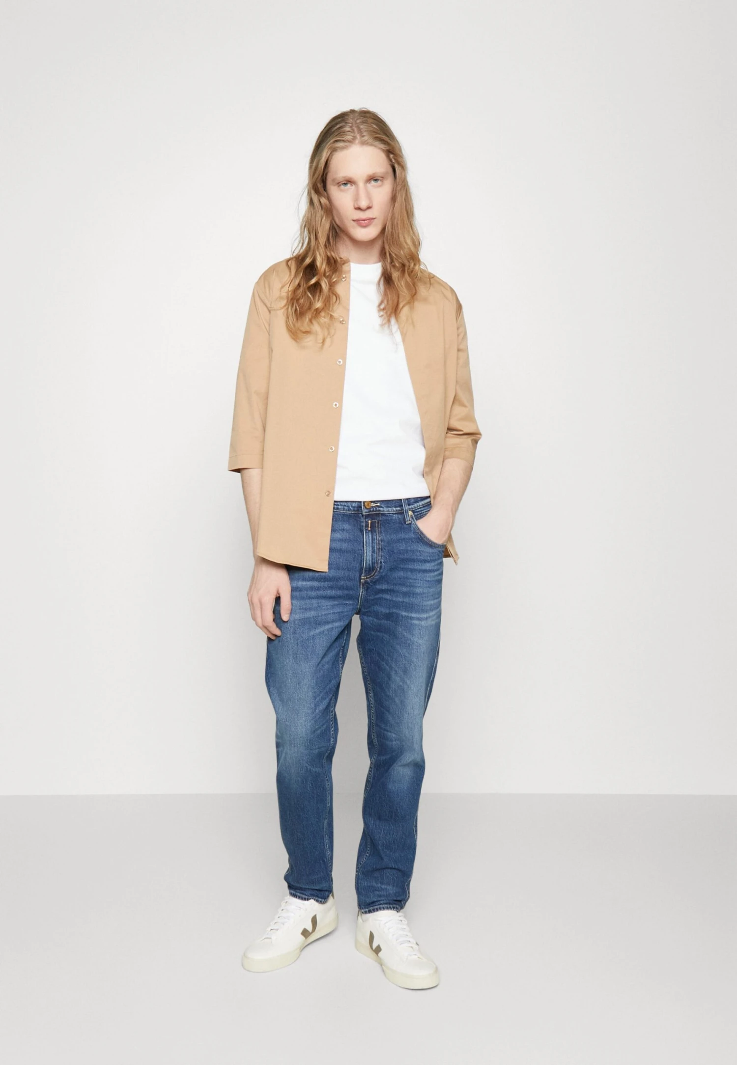 Replay Sandot - Jeans Relaxed Fit - Dark Blue - Image 2