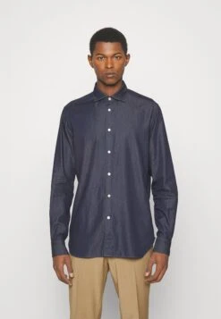 Boglioli Skjorte - Dark Blue Denim