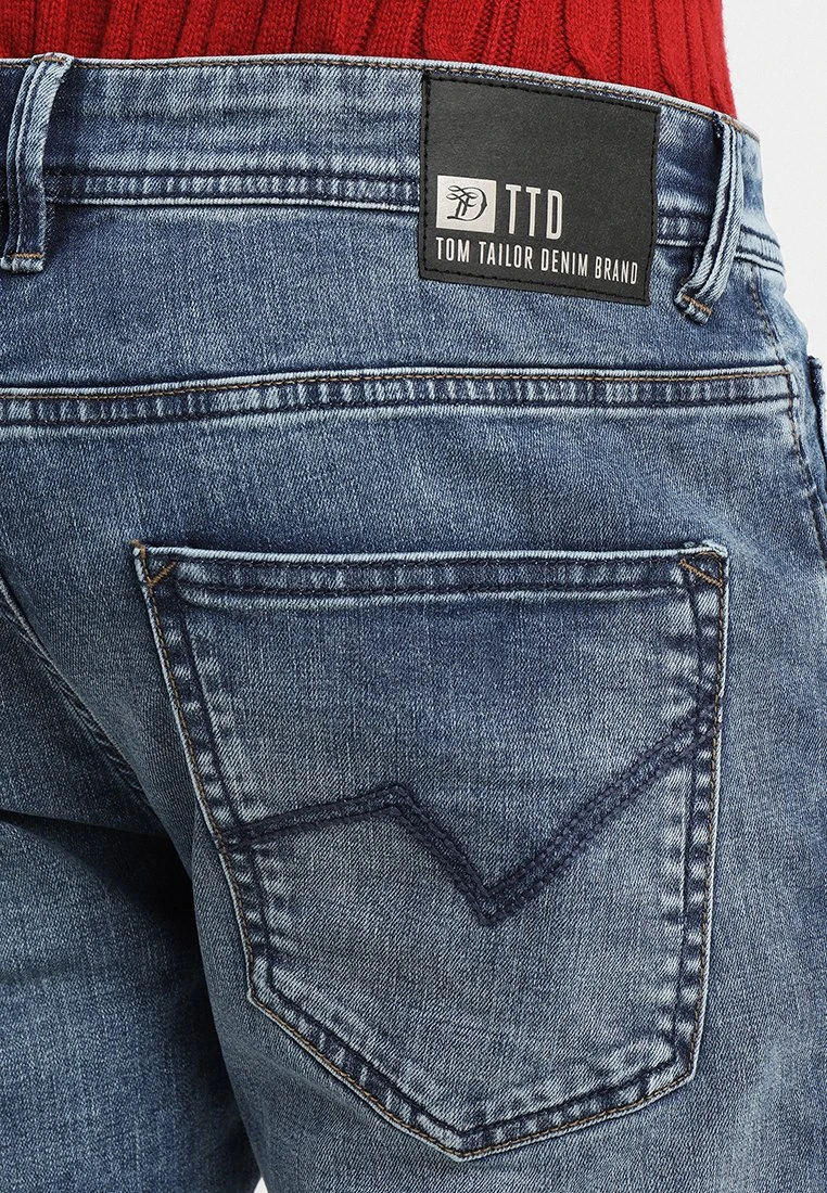 TOM TAILOR Denim Piers - Jeans Slim Fit - Light Stone Wash Denim Blue - Image 6