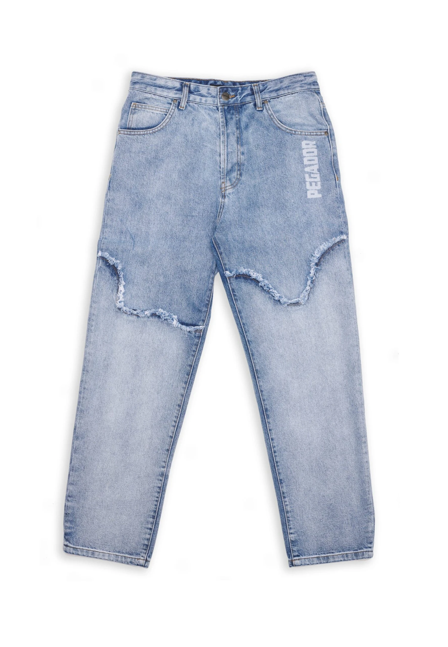 Pegador Bolger Baggy Patchwork - Jeans Relaxed Fit - Washed Light Blue Sky - Image 4