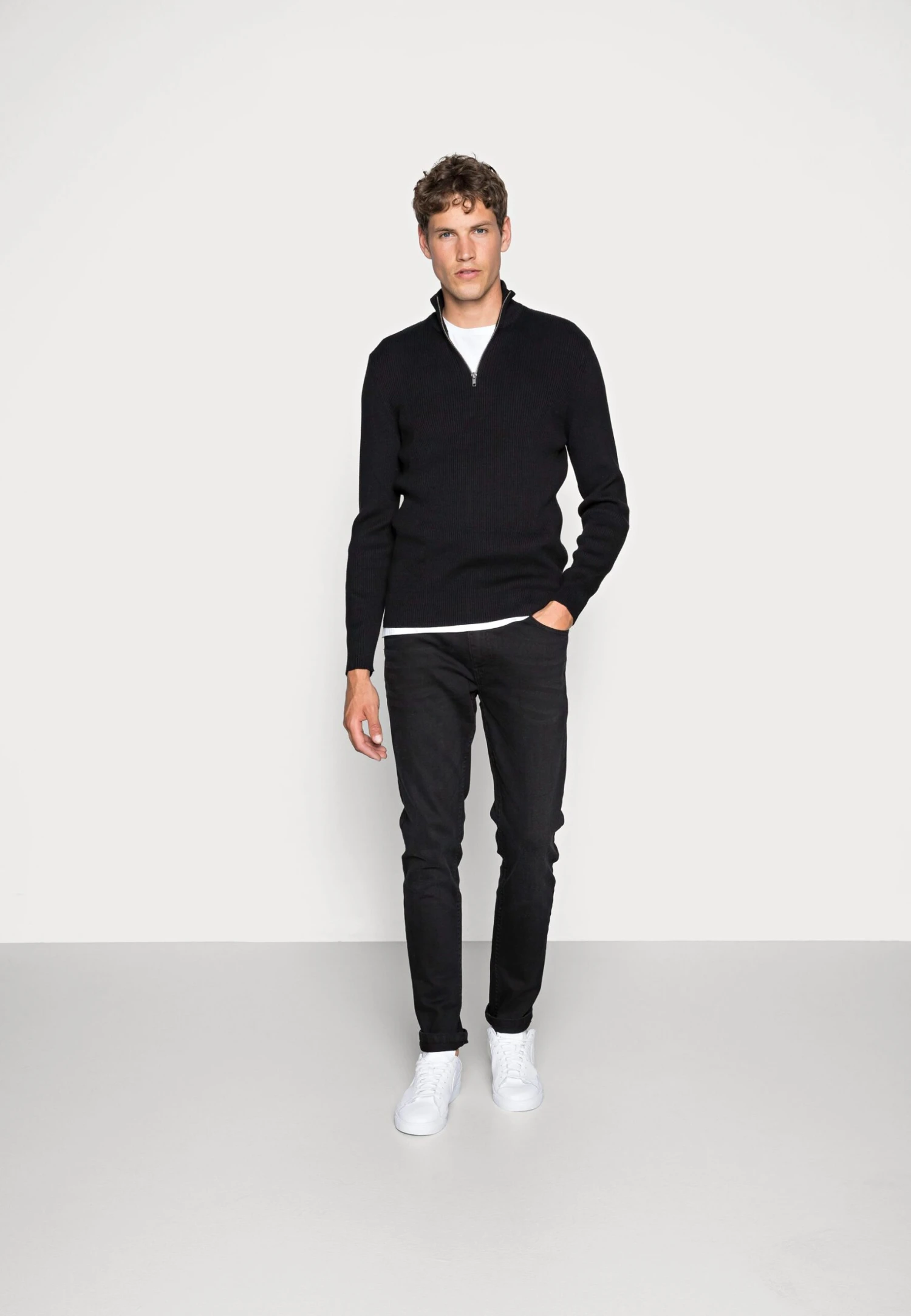 Pier One Jeans Skinny Fit - Black Denim - Image 2