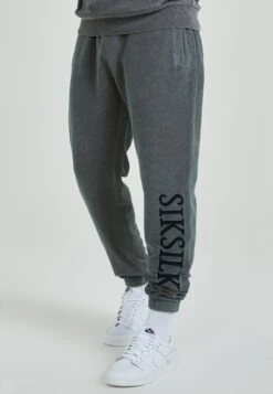 SikSilk Loopback - Joggebukse - Washed Grey