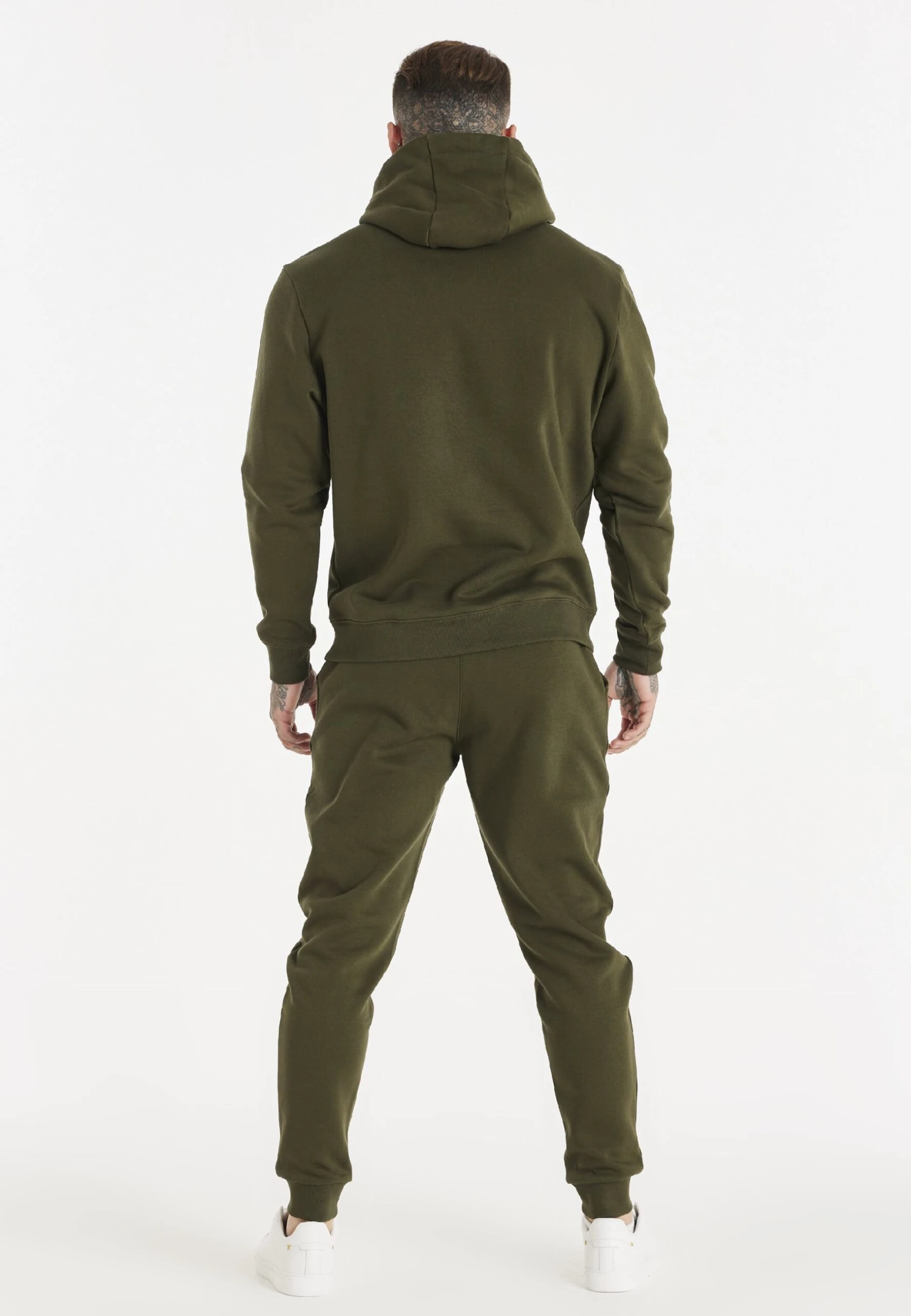 SikSilk Core Cuffed Jogger - Joggebukse - Khaki - Image 3