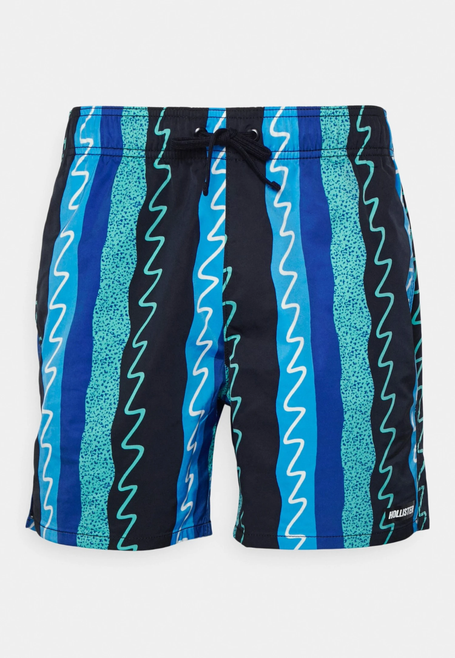 Hollister Co. Sport Swim- Badeshorts - Blue Abstract - Image 3