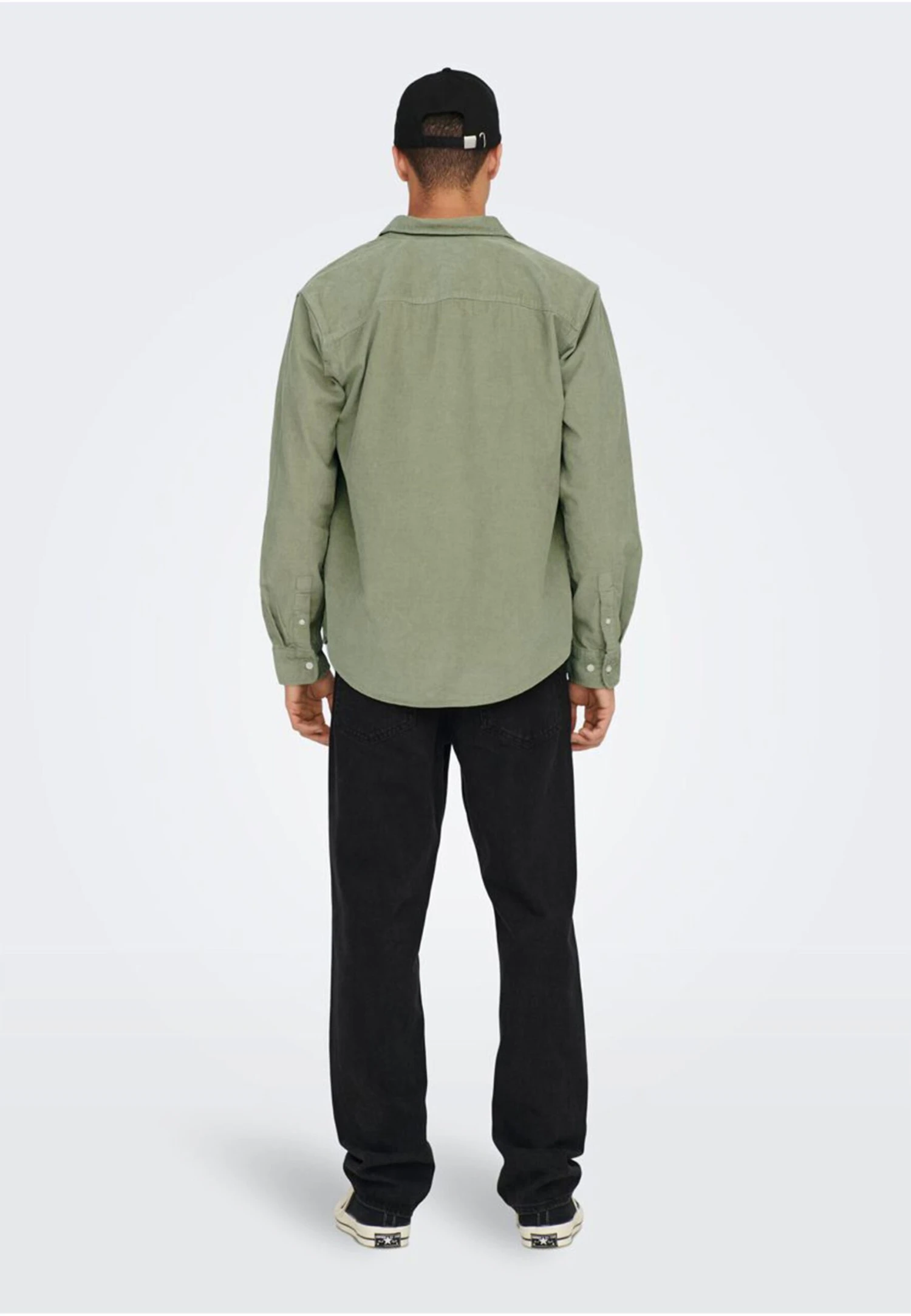 Only & Sons Onsalp Rlx 2Pkt Ls Noos - Skjorte - Seagrass - Image 3