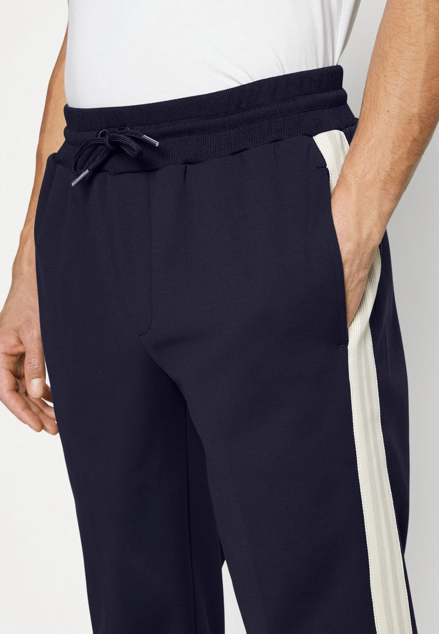 Les Deux Sterling Track Pants - Joggebukse - Dark Navy/Ivory - Image 5