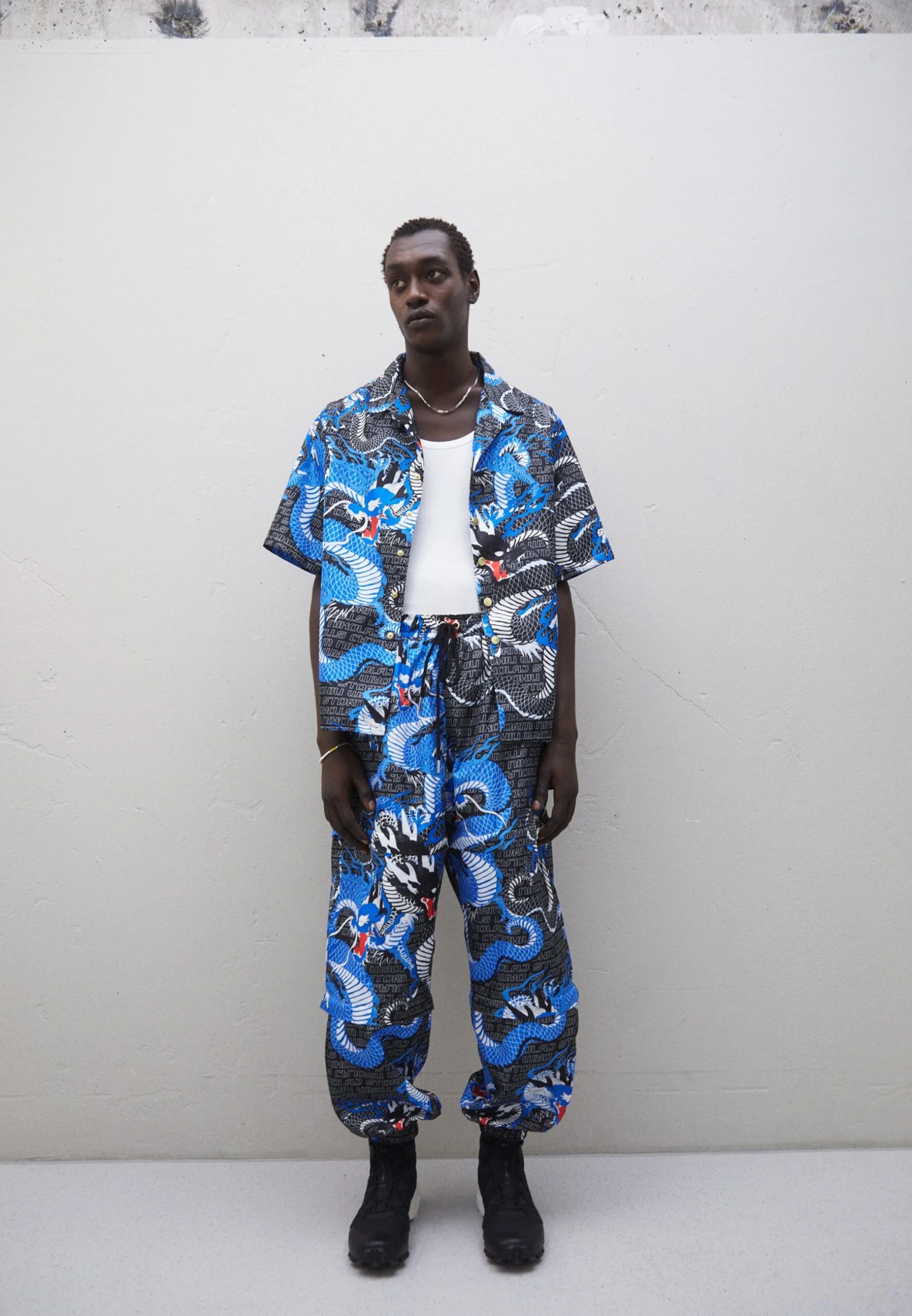 Unisex - Skjorte - Blue/Black - Image 2