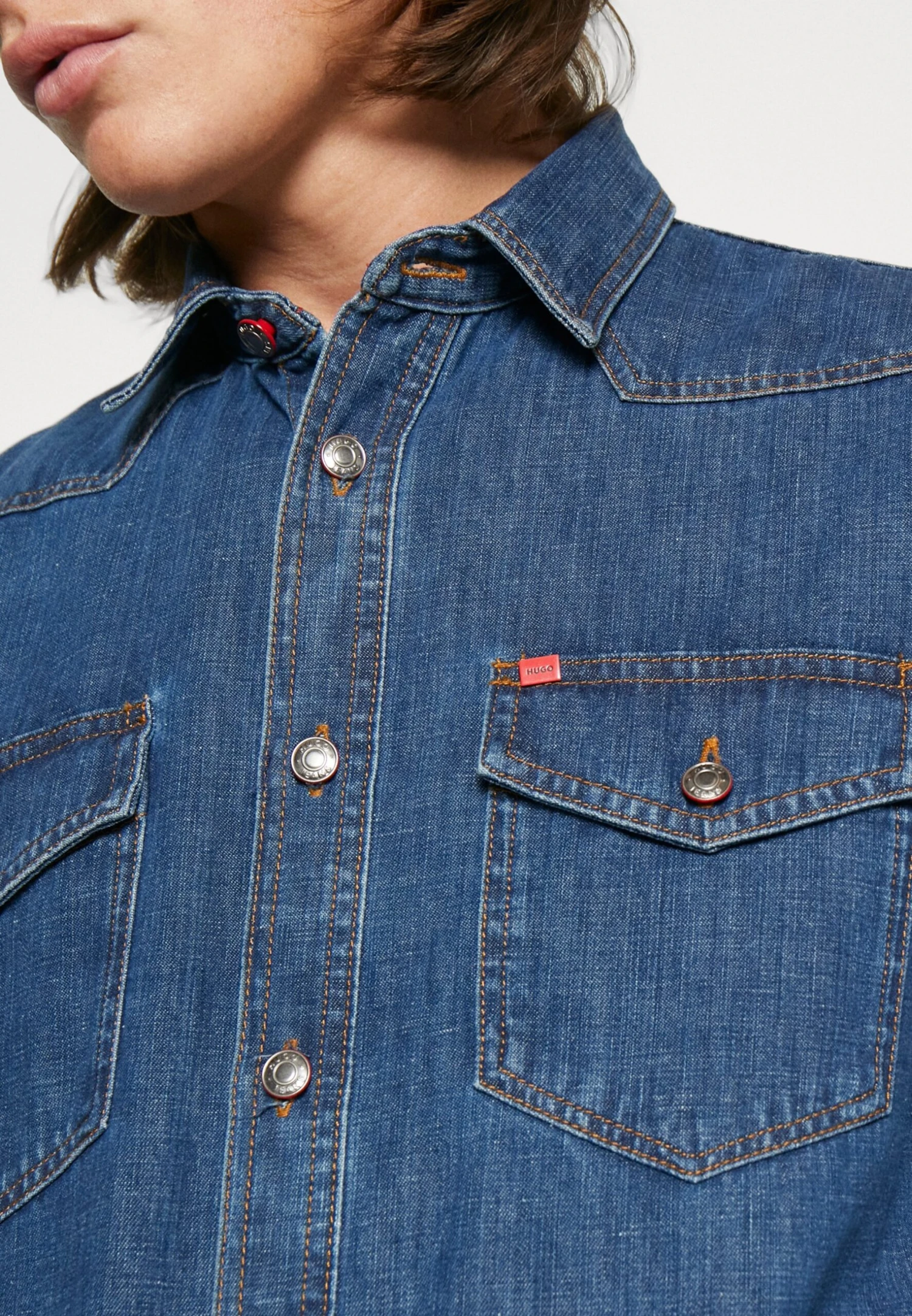 Hugo Elpaz - Skjorte - Rinsed Denim - Image 6